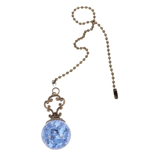 HOMSFOU Cadena De Tirón De Ventilador Esfera De Extensión Para Lámparas y Ventiladores Accesorio Vintage De Antiguo