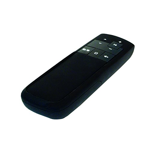 LogiLink Wireless (kabelloser) Presenter 2.4GHz mit rotem Laserpointer und Funktionstasten (Play/Stop, Lautstärke +/, Vor/Zurück, etc.), bis zu 15m, schwarz