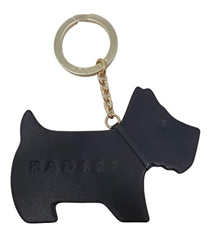 Preisvergleich Produktbild Radley Schlüsselanhänger "My Radley Dog", Leder, Schwarz