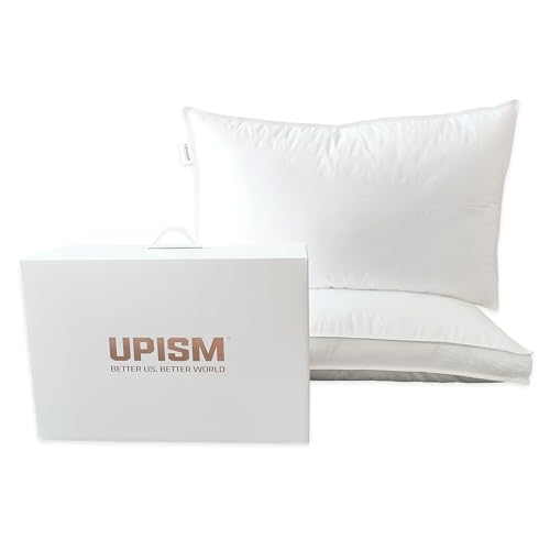Upism Premium Bed Pillows, Queen Size Set Of 2, Down Alternative Fill, Super-Luxury Hotel Quality thumb #1