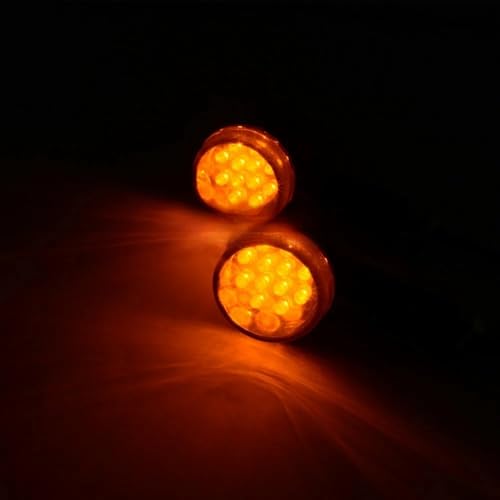 Clignotant pour moto noir fumé 10mm universel pour customisation