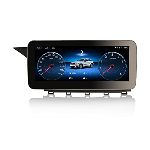 ERISIN 10.25' Autoradio Android 11 pour Mercedes Benz Classe GLK X204 NTG Support d'écran IPS Carplay Android Auto GPS Sat Nav Bluetooth WiFi 4G Dab+ DVR TPMS 4+64Go