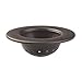 mDesign Modern Kitchen Sink Strainer, Drain Cover for Standard Kitchen Sinks, Double Farmhouse Sinks, Utility Sinks - Flexible Base Traps Debris, Wide Metal Rim, 4
