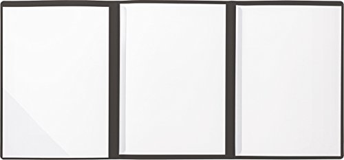 10X BRUNNEN Präsentationsmappe 3tlg sw LINES