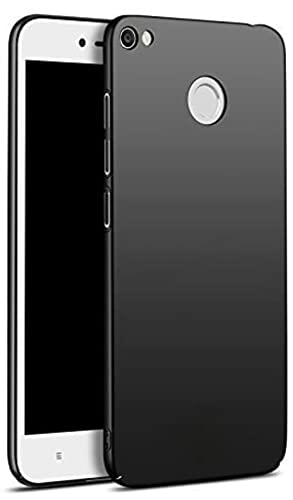 Image of Mobile Back Cover Case for Xiaomi Redmi Y1 (Silicone Case|CameraProtection|Black SC1510)