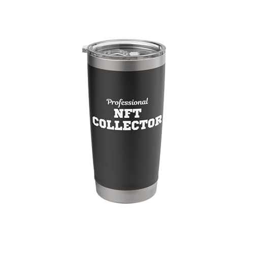 Professional NFT Collector Funny Ethereum Solana PFP NFTs Stainless Steel Insulated Tumbler