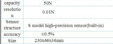 Jauge de force 50 N Gowe Digital dynamomètre électronique de précision