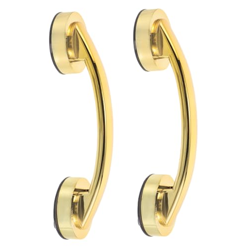 TOGEVAL 2個免打孔強力吸盤式浴室手すり 高齢者 障害者向け安定グラブバー 滑り止め付き取り外し可能ハンドル ル ガラス対応 補助ハンドル