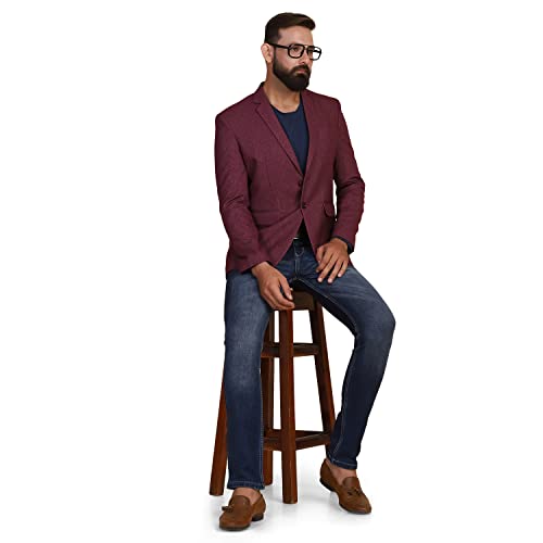 Image of TAHVO Grey Notched Lapel Blazer with Hanky