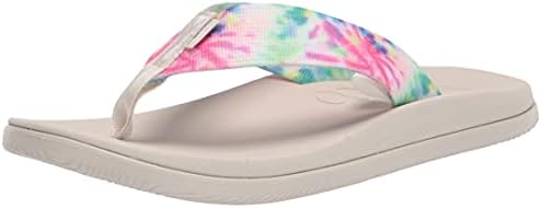 Chaco Women's CHILLOS FLIP Flop, Light Tie Dye, 11