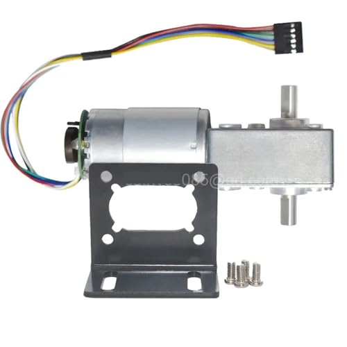 Moteur à engrenages vis sans fin 12V 24V avec codeur et support 160R