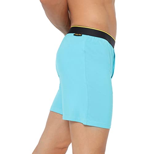 Image of Bummer Men's Modal Boxers (Pack of 1) (BOAQ01M Aquamarine M)