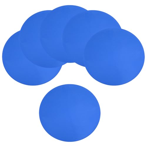 Marqueurs d'agilité football antidérapants sport bleu 30cm