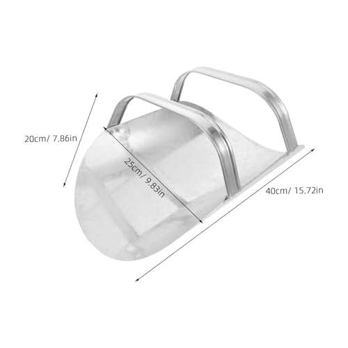 Pelle à aliments pour bétail 40 cm en fer extra épais - 2