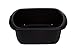 Price comparison product image Whitefurze Rectangular Bowl, Plastic, Black, Large