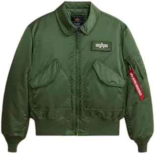ALPHA INDUSTRIES Erkek bomber ceket, yeşil (Sage-Green), L