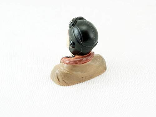 RC Plane Acc 1:5/1:6/1:9 Scale Figure Pilots 5A/ 5B/ 6A/ 6B/ 6C/ 7A/ 8A/ 9A Plastic Toy Model with Headset Glass RC Part (7A)