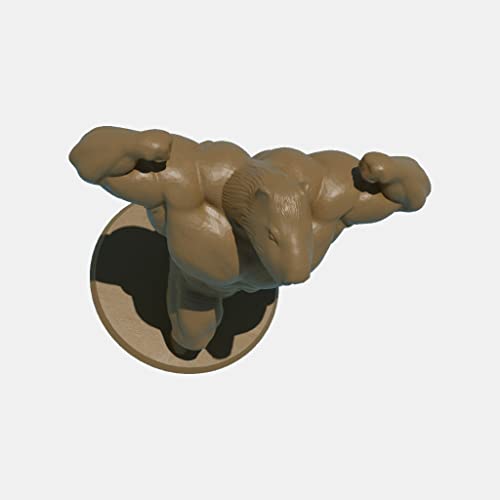 Capivara Bodybuilder (bronze/marrom)