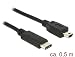 Produktbild Delock USB Kabel C -> Mini-B St/0.50m Schwarz