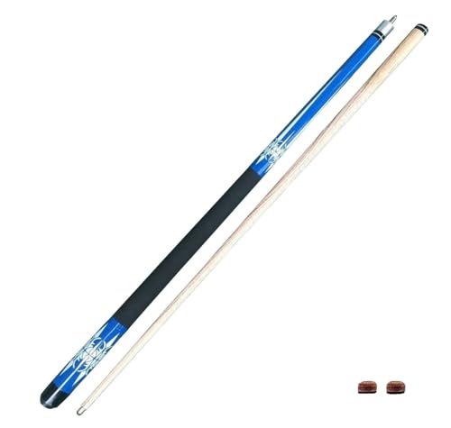 Taco de billar pool 146 cm con funda y accesorios miniatura 1