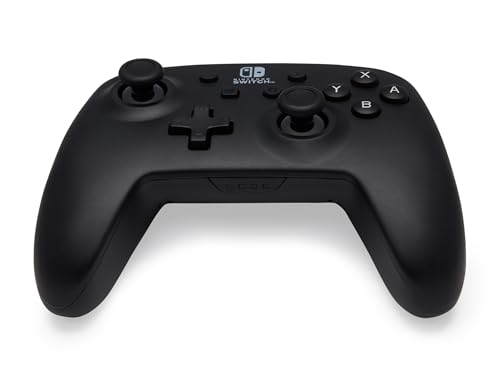 Image of PowerA Wireless Controller - Nintendo Switch /Switch Lite /Switch-OLED Model, Nintendo Switch 2, Jet Black, Gamepad, Bluetooth, Motion Controls, Advanced Gaming Buttons, officially licensed