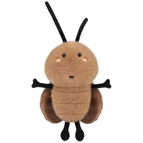 Faticenic Animaux en Peluche drôles, cafard en Peluche Doux et réaliste, Oreiller en Forme d'insecte Volant pour Les Fans, Adultes, Enfants, garçons et Filles, Jouets en drôle, Peluches