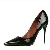 Absatzhöhe: 3-in-3 3/4 in. WIKAI Frauen Heels Slingback PU Feder lässig Slingback Burgund Rot Pink Blau Grün Ruby 3-in-3 3/4 in, Grün, UNS 6,5-7/EU 37/ UK 4,5-5/CN 37