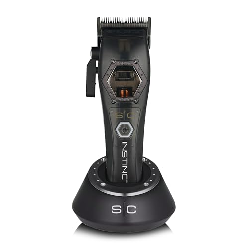 Image of Stylecraft Instinct Professional IN2 Vector Motor Cordless Hair Clipper | Intuitive Torque Control, 3 Modular Lids, Up to 11,500 RPM, Bulk Removal, Superior Blending