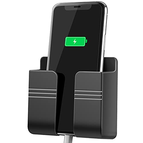 Image of CEI&BPY Wall Mount Phone Holder, Phone Stand with Self Adhesive. Phone Holder for Charging and RV for iPhone and Android (1Pc,Grey)