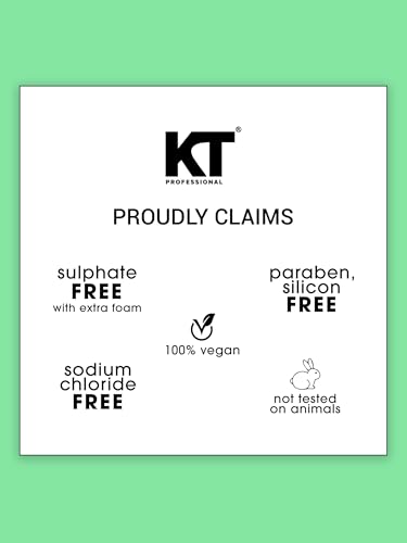 Image of KT Professional Deep Cleansing Clarifying Shampoo | Remove Sebum Buildup, Detoxifies & Refreshes Scalp, Prepares Hair for Treatments | pH Balanced, Sulfate Free, Paraben Free | 120ml