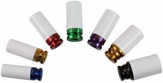 US PRO Tools 7PC 1/2" DR Deep Alloy Wheel Impact Sockets 17-27mm 3838