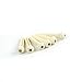 Set of 6 Acoustic Guitar Bridge Pins,Ivory color/Pearl Dot
