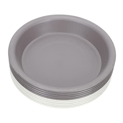 Abaodam 10pièces Plateaux Ronds pour Pots De Fleurs Bacs à Eau pour Jardinage Assiettes pour Bonsaï Supports Inférieurs pour Pots De Fleurs Empêchant Fuites Et Gardant