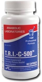 Anabolic Laboratories Time Release Vitamin C 1000mg with Rose Hips - 100 Vegan Vitamin C Supplement for Women and Men - Vitamin C Tablets for Immune, Skin, Heart Health