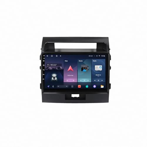 Navegador GPS para Toyota Land Cruiser 200 con mapas de la UE y pantalla táctil de 4 núcleos