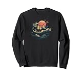 Seekapitän Segeln Segelboot Sailor Sweatshirt