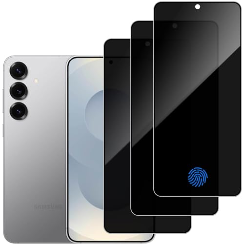 Film de protection d'écran de confidentialité pour Samsung Galaxy S25 Plus verre trempé 9H