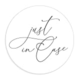 Just In Case Sticker for Weddings or Events - Hangover Kit Sticker - Sticker for Hangover Kits, Hotel Welcome Bags, or Party Favor Bags