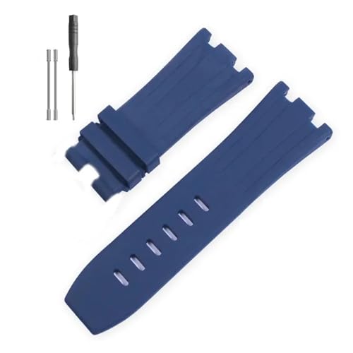 Sangle de montre en caoutchouc 28mm silicone pour modèles 15703 26470 26178