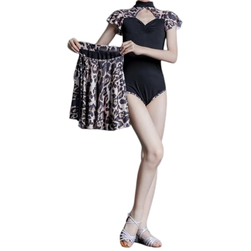 グリーンサテンドレス ファー付きラテンドレス サンバ向き オーダー