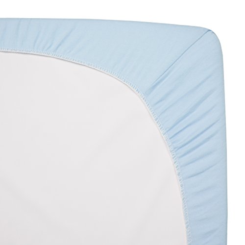 American Baby Company 3556 BLUE Fitted Pack N Play Playard Sheet 27 Inch X 39", Soft Breathable Neutral 100% Cotton Jersey Pack And Play Sheet thumb #5