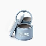 Prime Prometics Instant Coverage Hairline Powder for Mature Women – Covers Grays, Roots & Thinning Areas – Water & Sweat-Resistant – Natural, Fuller-Looking Hairline (Silver Queen)