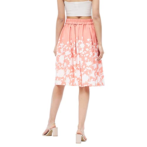 Image of Harpa Women Crepe Western Midi Skirt