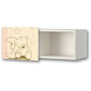Teddy Mobelsticker Aufkleber Fur Kinderzimmer Wandschrank Wandregal Brimnes Von Ikea Ws07 Mobel Nicht Inklusive Stikkipix Amazon De Kuche Haushalt