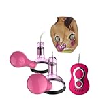 OnundOn Nippelsauger Brustwarzen Vibrations-Sauger bdsms Spielzeug Extrem Sklavin Nippelklemmen Nippel Sauger mit 7 Vibrationsmodi