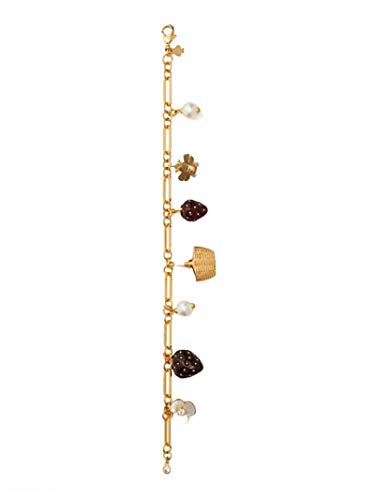 Kate Spade New York Strawberry Charm Bracelet Picnic Basket Bees #TOP1