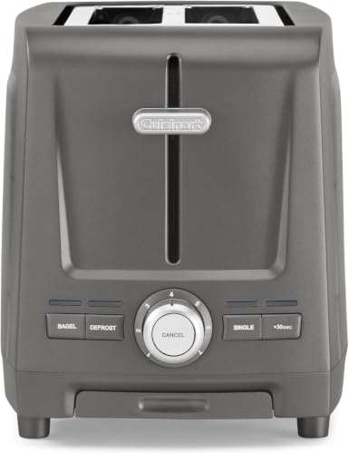 Image of Cuisinart Core Collection 2-Slice Toaster | Extra-Long Slots for Artisan Bread | Bagel Setting |High-Lift Quickview | Single Slice & Defrost Functions | +30sec Toast Boost |Removable Crumb Tray