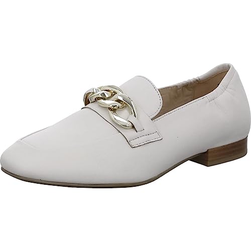 ARA Zapatillas para Mujer Lyon, Crema, 38.5 EU Ancho