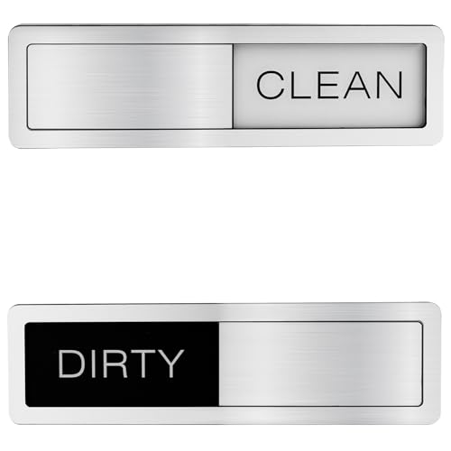 Iman para lavavajillas Clean Dirty Indicator de CAIHINIER, resistente a los arañazos, imán para lavavajillas, imán para decoración de frigorífico