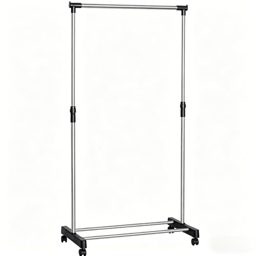 Arara Simples Regulável de Aço Inox com Sapateira